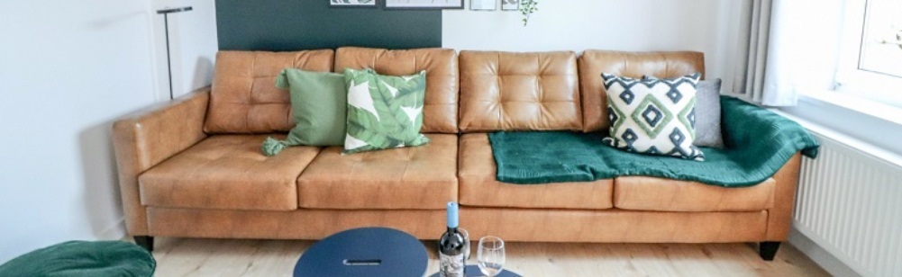 Nicely decorated living room